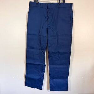 Dickies 874 Original Fit Navy Blue Work Pants Size 40x32 Mechanic Garage Cholo